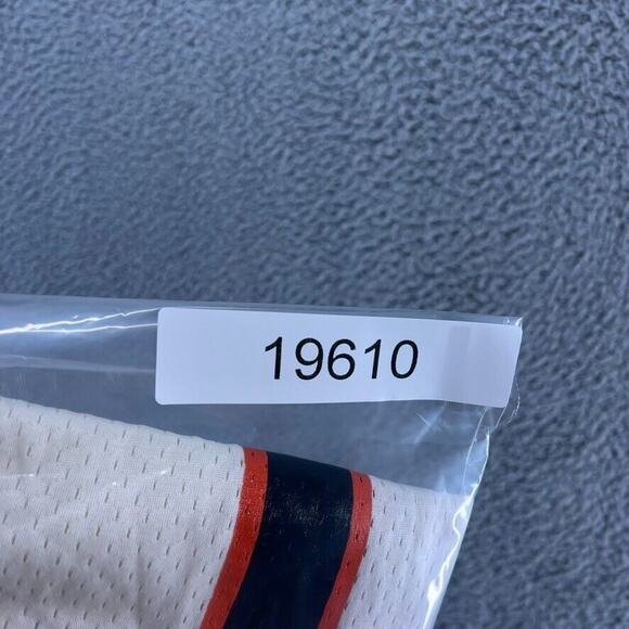 Vintage Center Line Basketball Jersey Mens Medium White Orange Mesh Champion 80s - Picture 12 of 12